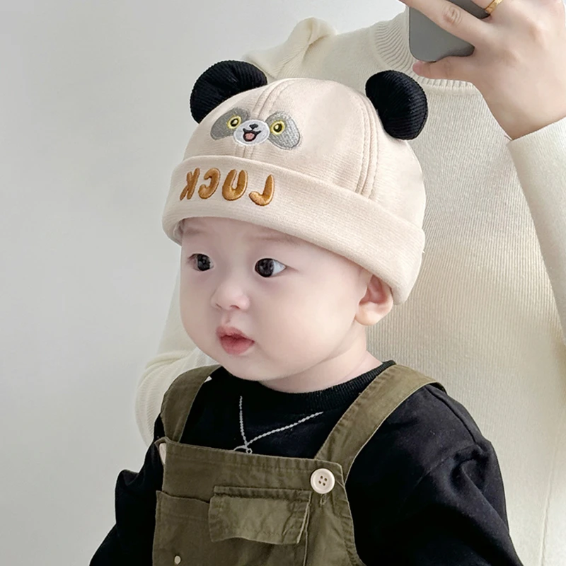 婴儿帽子秋冬超萌幼儿男童地主帽小月龄男女宝宝春秋季男孩瓜皮帽