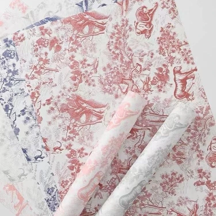 【新星优品】双11复古午后伯爵红茶 5包欧式风格优雅浪漫花束包装纸