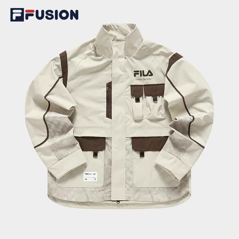 FILA FUSION斐乐男时尚百搭运动休闲工装户外宽松外套T11M311711
