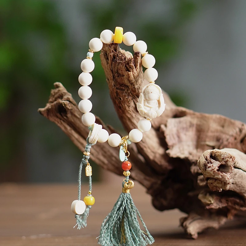 【年年好】猛犸牙无相国风百搭手持手串