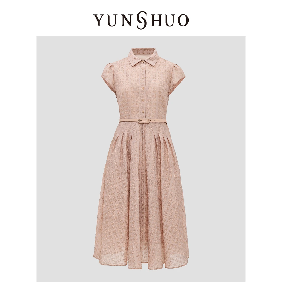 YUNSHUO允硕轻奢连衣裙女2025新款套装通勤裙子569324