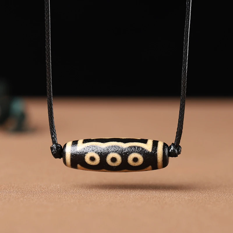 品煌牙黄五目玛瑙锁骨链精美手工女款时尚坠链百搭吊坠38x12mm