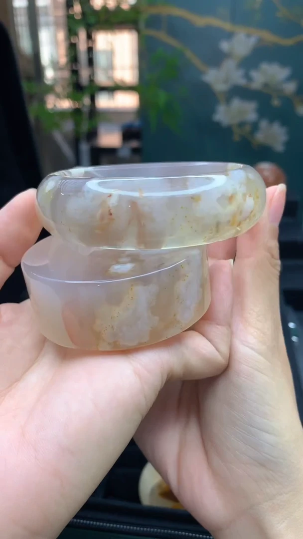 【闪购商品】石英质玉手镯未镶嵌C592(62圈赠送镯心)