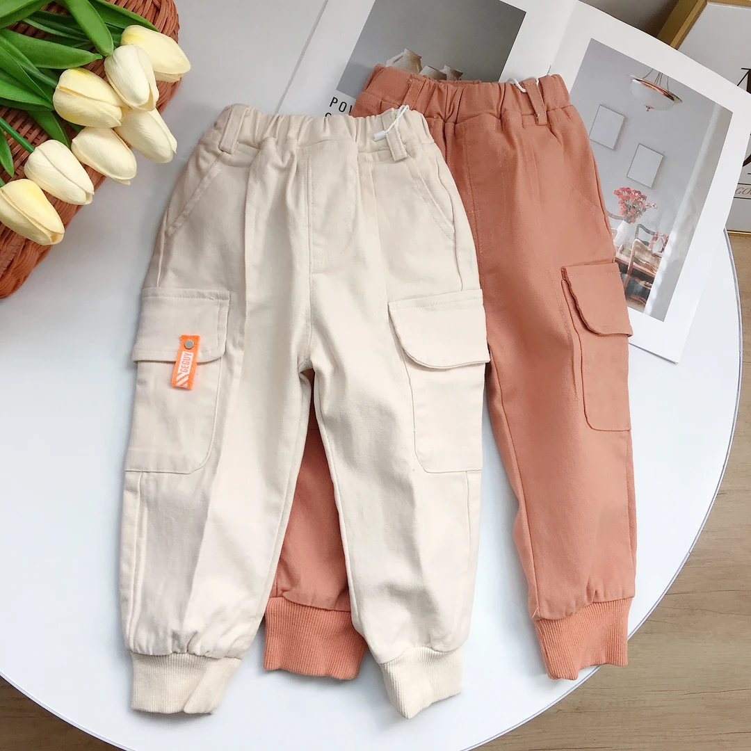 N1198儿童童装春秋韩版百搭时尚通用休闲洋气儿童休闲长裤8535