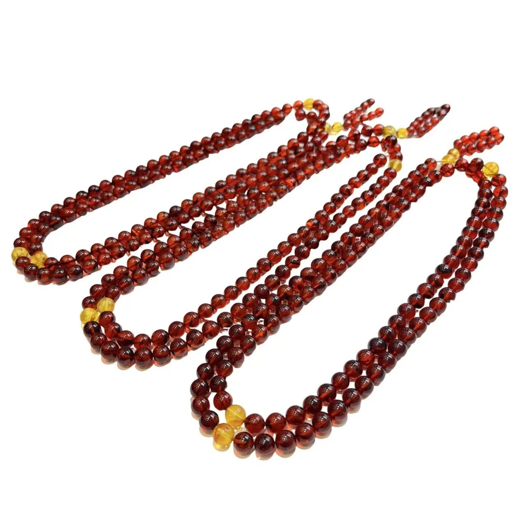 血珀项链7-8mm（多样性只发一件） C33-08