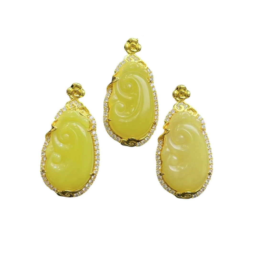 岫玉吊坠（赠高货绳/多样性只发一件） A28-119