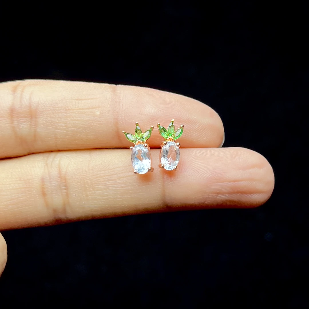 托帕石耳钉 C220