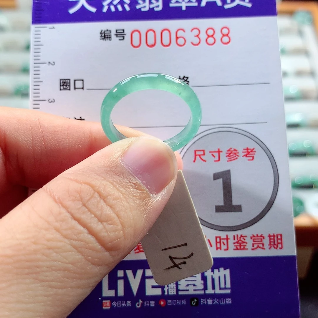 翡翠戒指未镶嵌14号