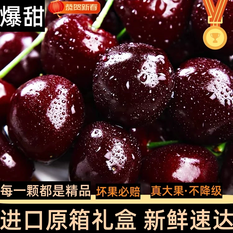 【顺丰京东包邮】5斤装智利进口车厘子新鲜应季肉厚多汁甄选产品