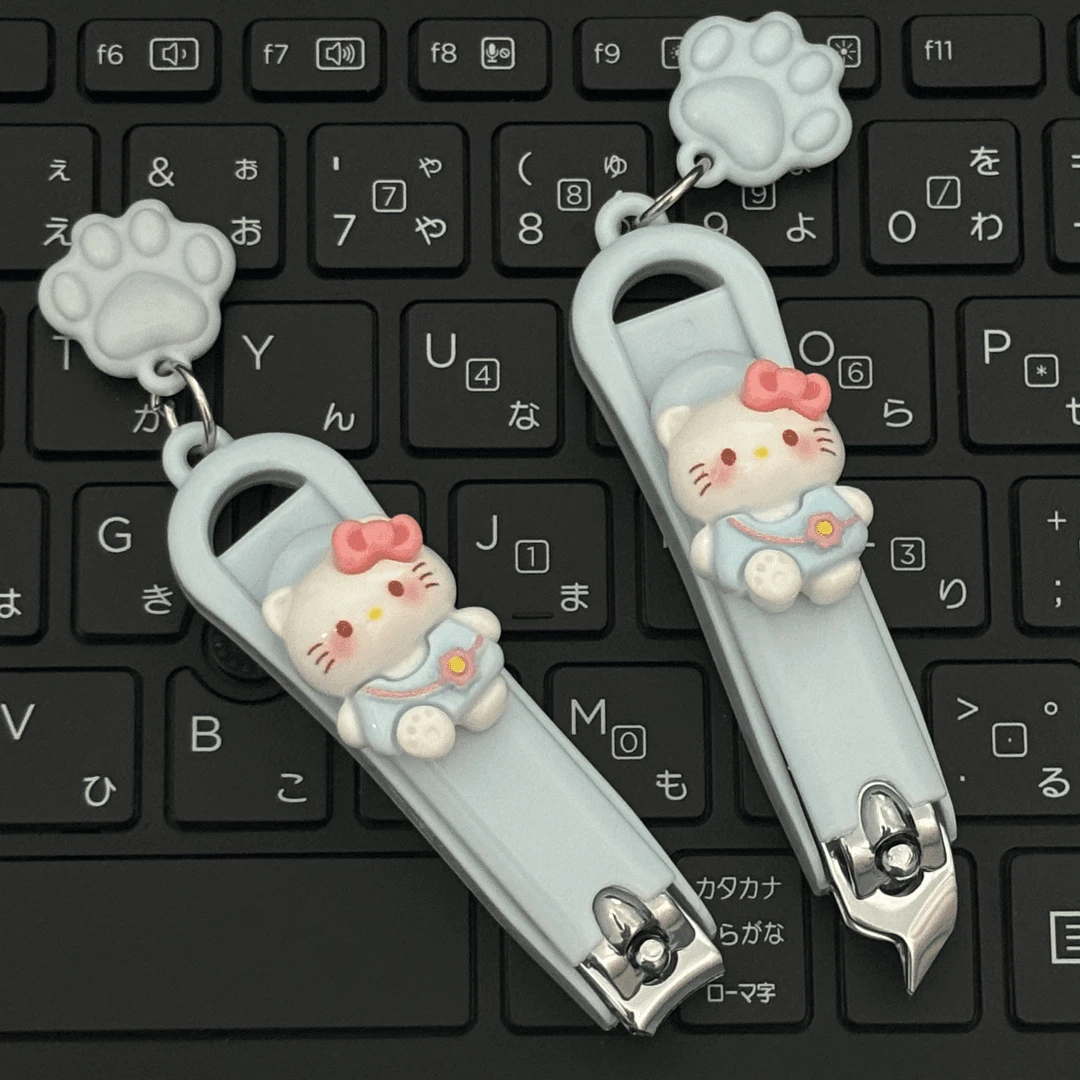 卡通指甲剪指甲刀高颜值可爱便携式学生家用小号指甲钳z