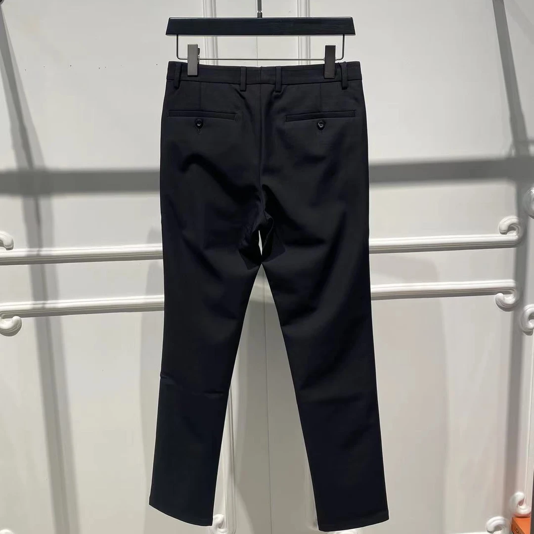【西班牙PP】秋冬西装休闲裤男士时尚百搭纯黑色西裤西装裤直筒