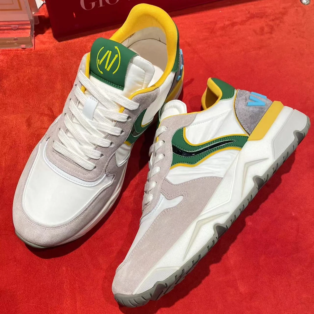 【斯丹】24新款男鞋百搭爆款潮流百搭撞色男款时尚潮鞋男士休闲鞋夏