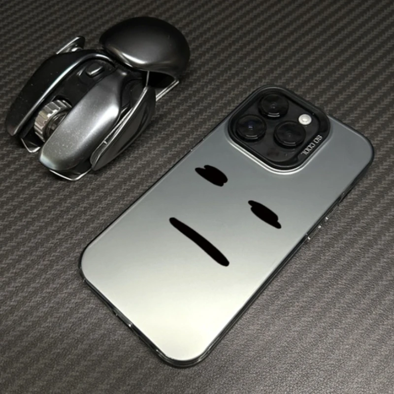 无语脸苹果15pro手机壳iphone14/13promax磨砂12防摔11高级xs/xr