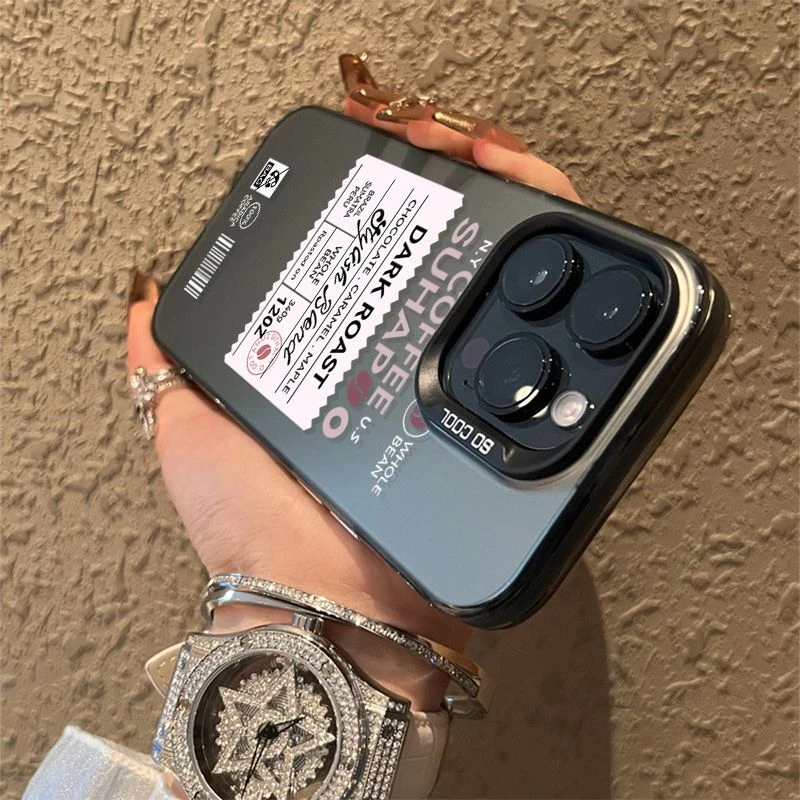 个性标签金属按键苹果14promax手机壳iPhone13pro12/11磨砂全包xr