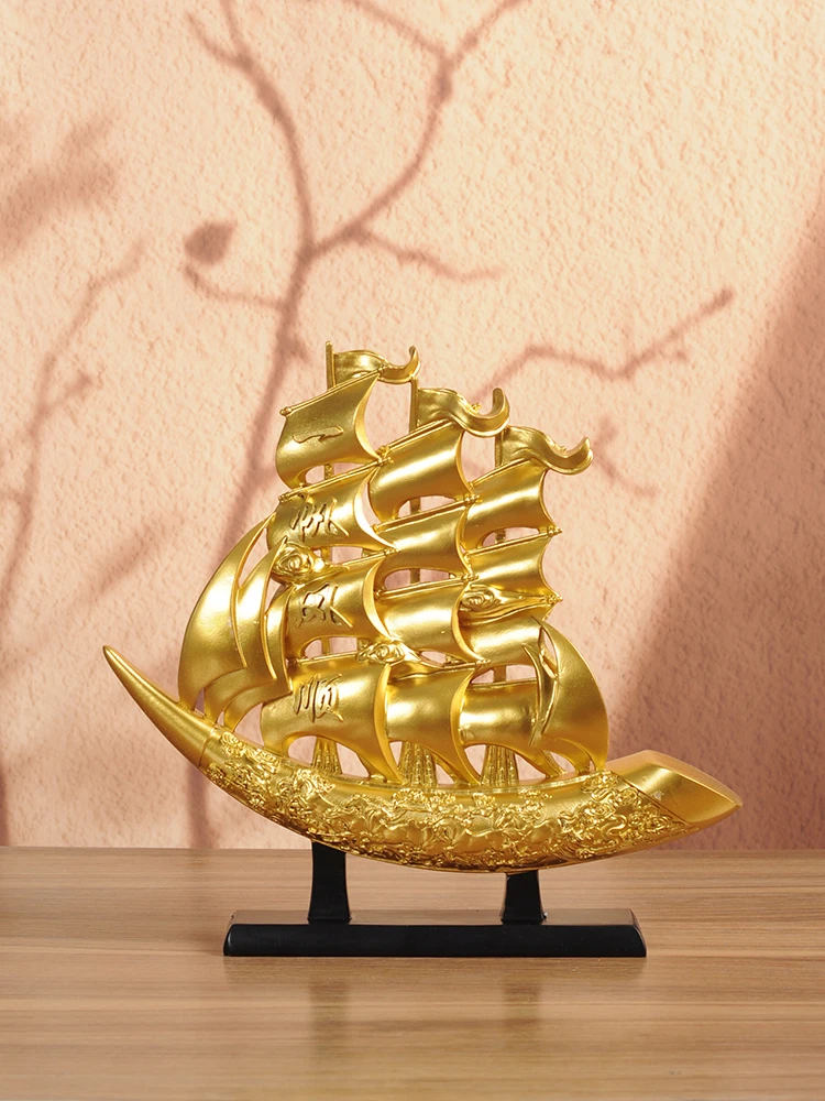 新款 一帆风顺摆件现代家居简约式客厅电视柜酒柜装饰品摆件