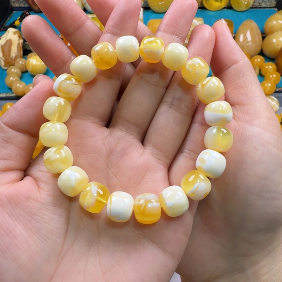 琥珀手链未镶嵌蜜蜡