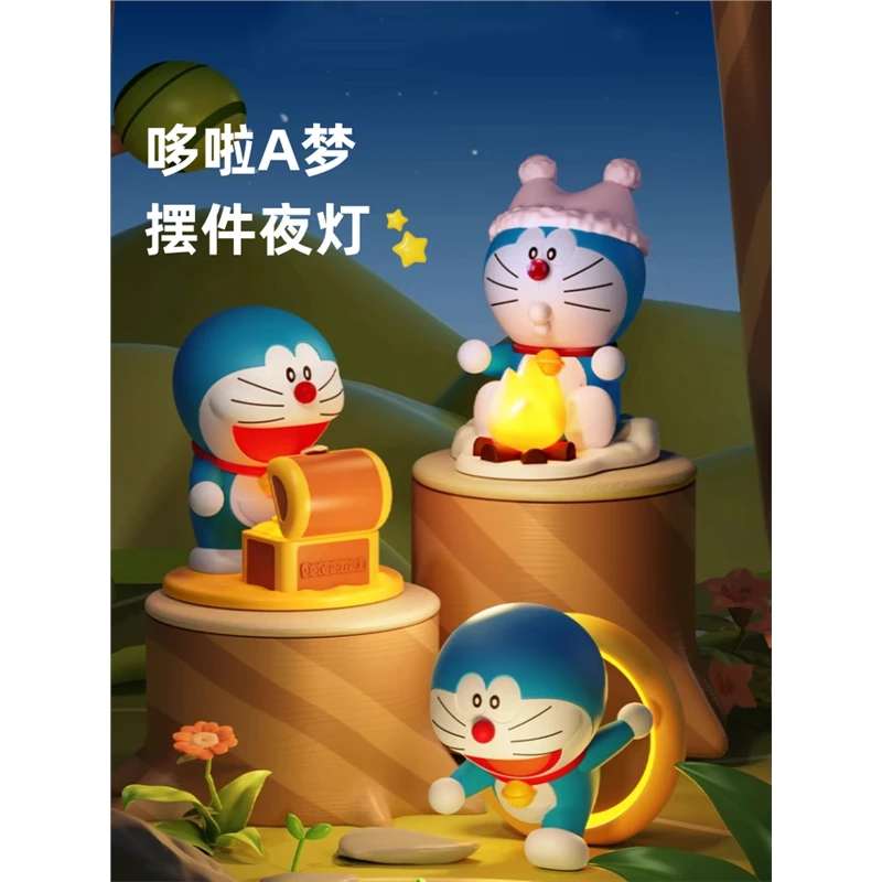 哆啦A梦摆件卧室床头小夜灯潮玩手办送礼女友可爱公仔新年生日礼
