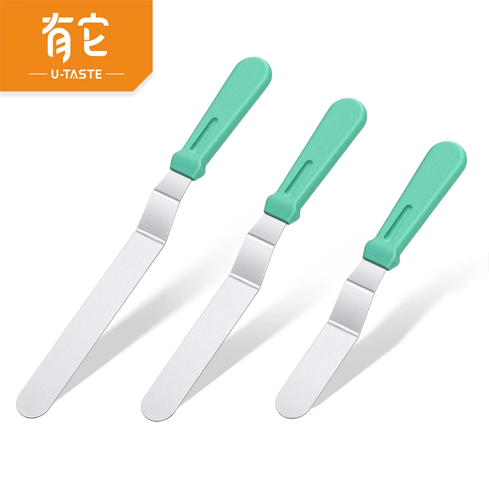 【U-Taste】/有它不锈钢曲面抹刀烘焙面包蛋糕抹面6寸8寸10寸多功能