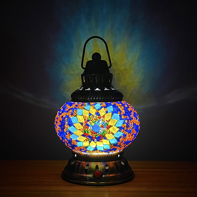 土耳其复古台灯露营充电小夜灯房间床头灯酒店民宿餐厅户外装饰灯