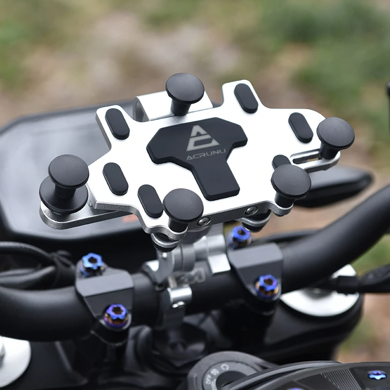 艾锐伦摩托车铝合金手机架防震防抖电动车摩托车机车导航支架装备