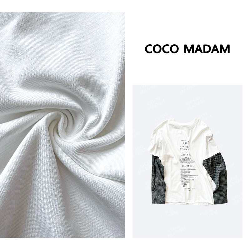 《An ni》Ani-B349 秋季美式宽松休闲潮流运动拼接长袖