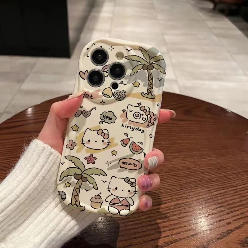 创意卡通苹果15/14/13promax手机壳12全包华为/vivo/小米/oppo女