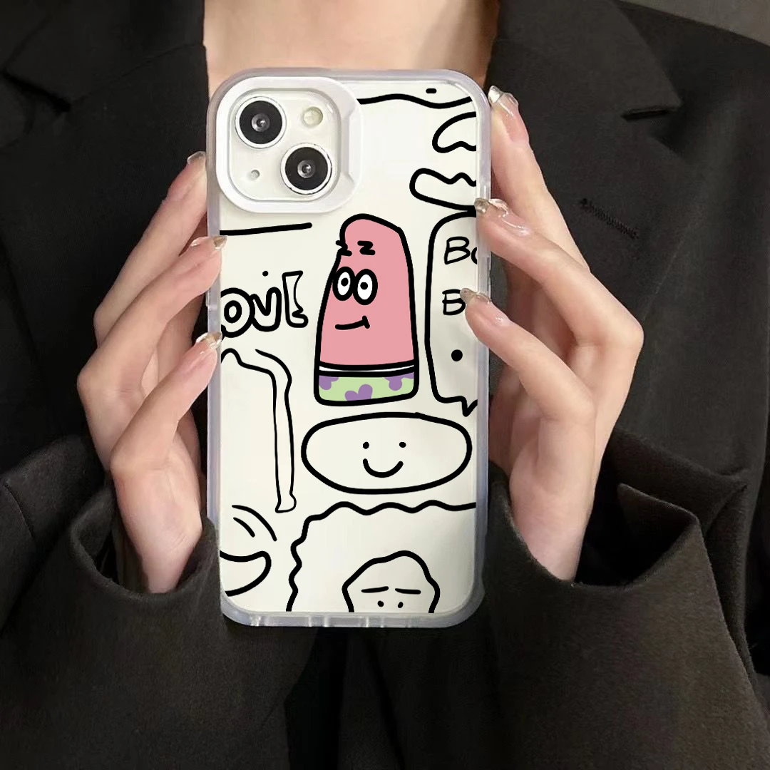 网红同款苹果华为vivo小米oppo手机壳iphone15/13/14软壳透明硅胶