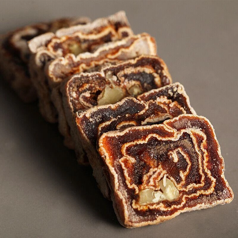 陕西富平正宗柿饼夹核桃蜜饯零食酥脆可口美味甜而不腻/开袋即食