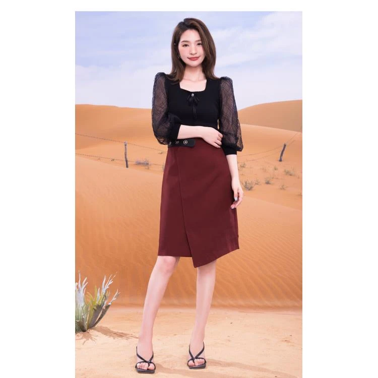 【品牌折扣】佳人苑半身裙女2023年秋季新款JX236023