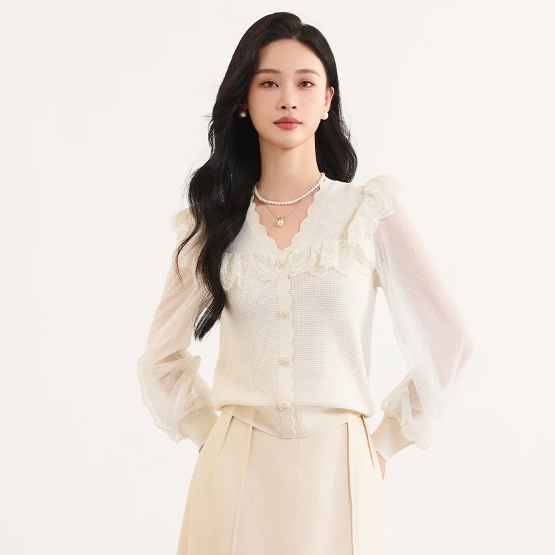【达人专属】佳人苑针织衫女春季新款J415012
