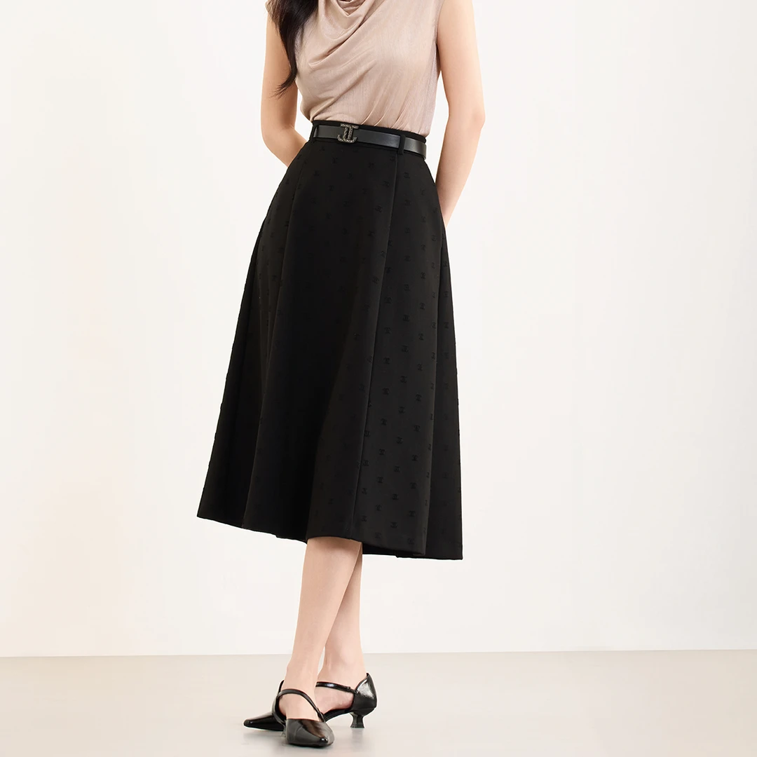 【竺姐】佳人苑半身裙女冬季新款J346011