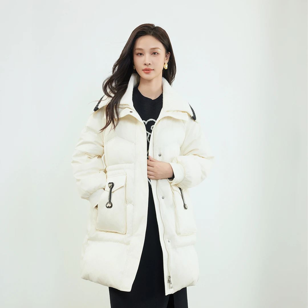 【竺姐】佳人苑羽绒服女冬季新款J340096