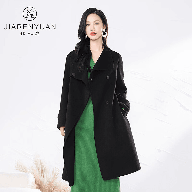 佳人苑毛呢外套女2023年冬季新款JX24N078