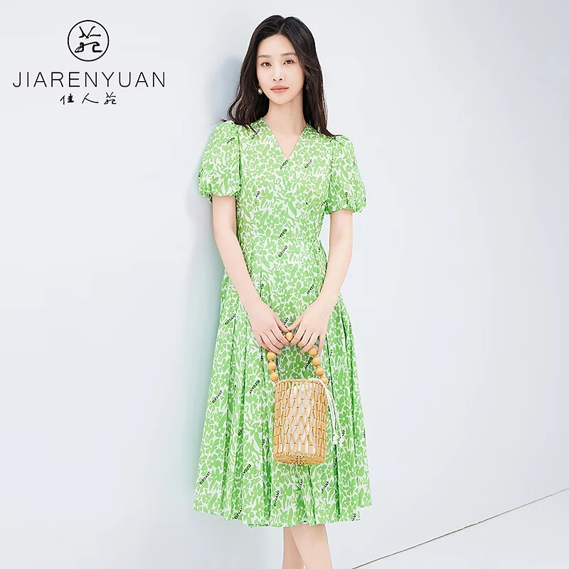 【达人专属】佳人苑连衣裙女新款J339062