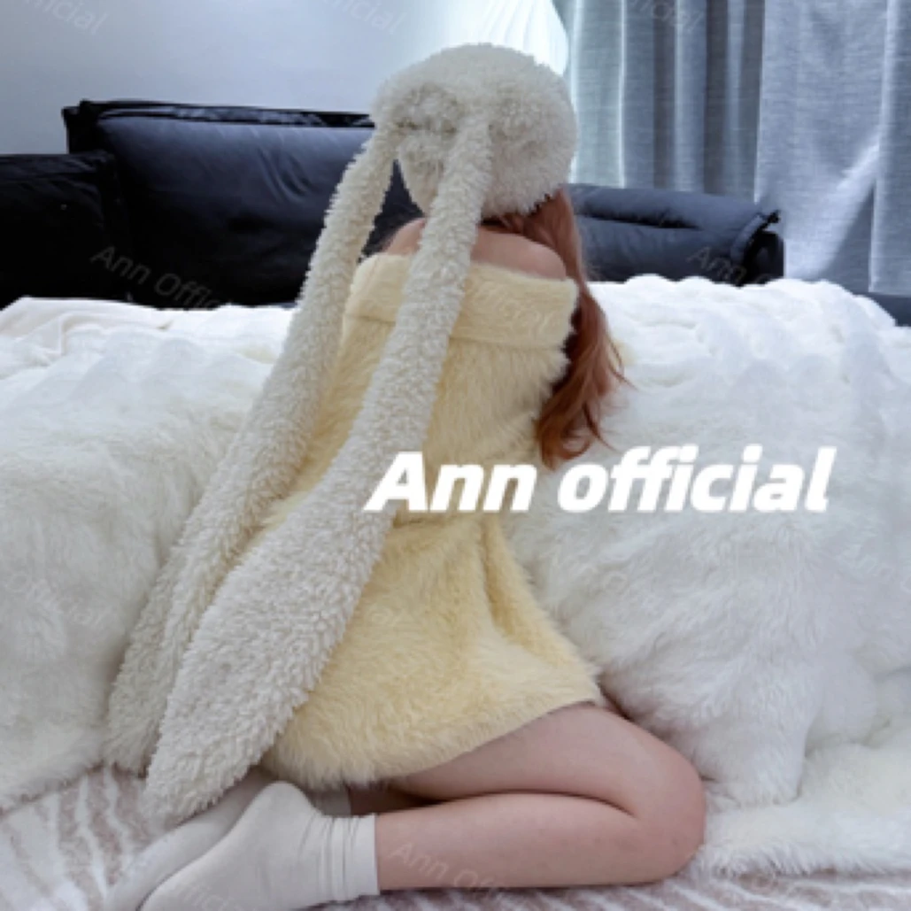 Annofficial安佳玉子兔兔帽子