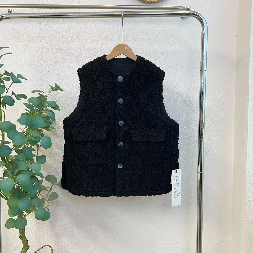 6354屴黑曜石加棉马甲