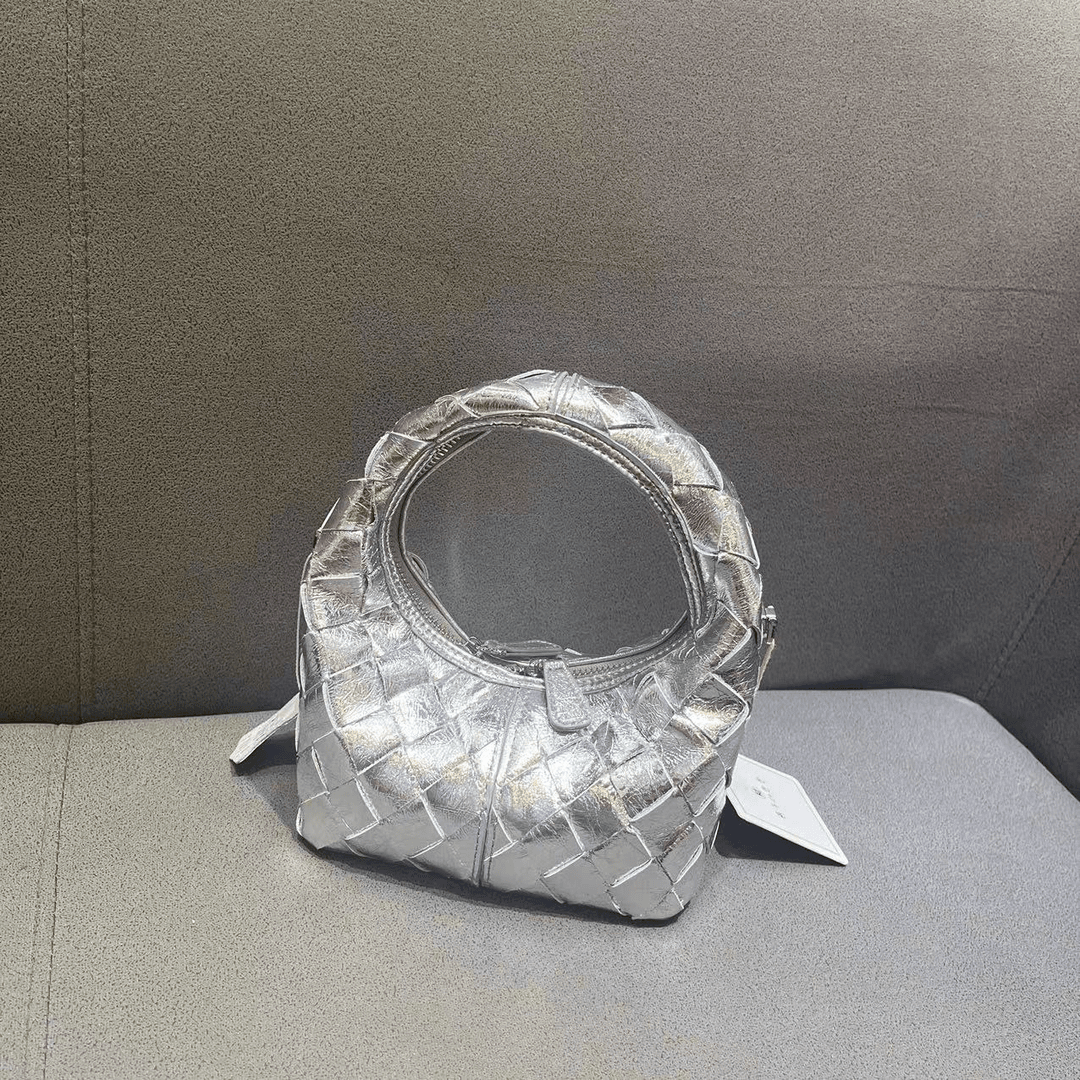 【B001-3328】时尚小众手拎包个性牛皮高级编织手提包单肩斜挎包