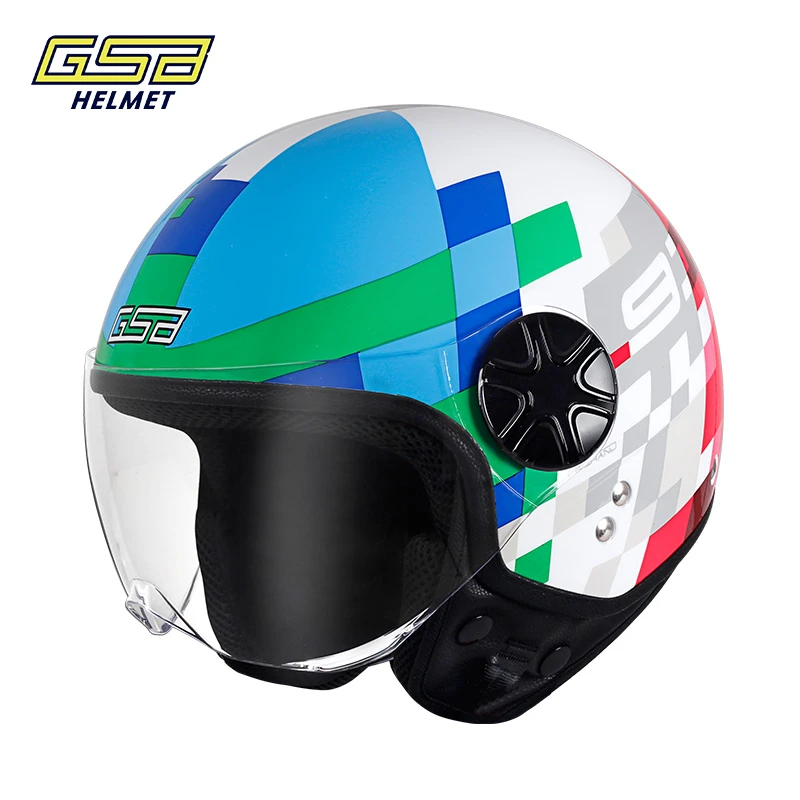 断码捡漏！电动摩托车头盔男女款式半盔轻便个性时尚酷机车252