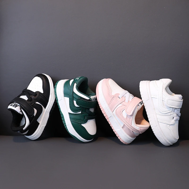 儿童运动鞋男女童板鞋软底学步鞋款韩版男童宝宝单鞋小白鞋学步鞋