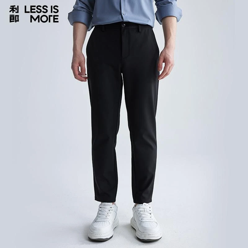 Lilanz/利郎男士抗菌运动休闲舒适透气户外休闲裤  A4QXK10101