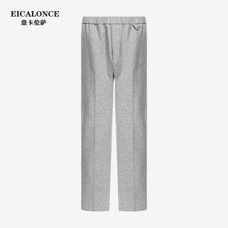 裤子男款2024设计师80支空气层舒适休闲裤男士裤子秋冬款KM11693