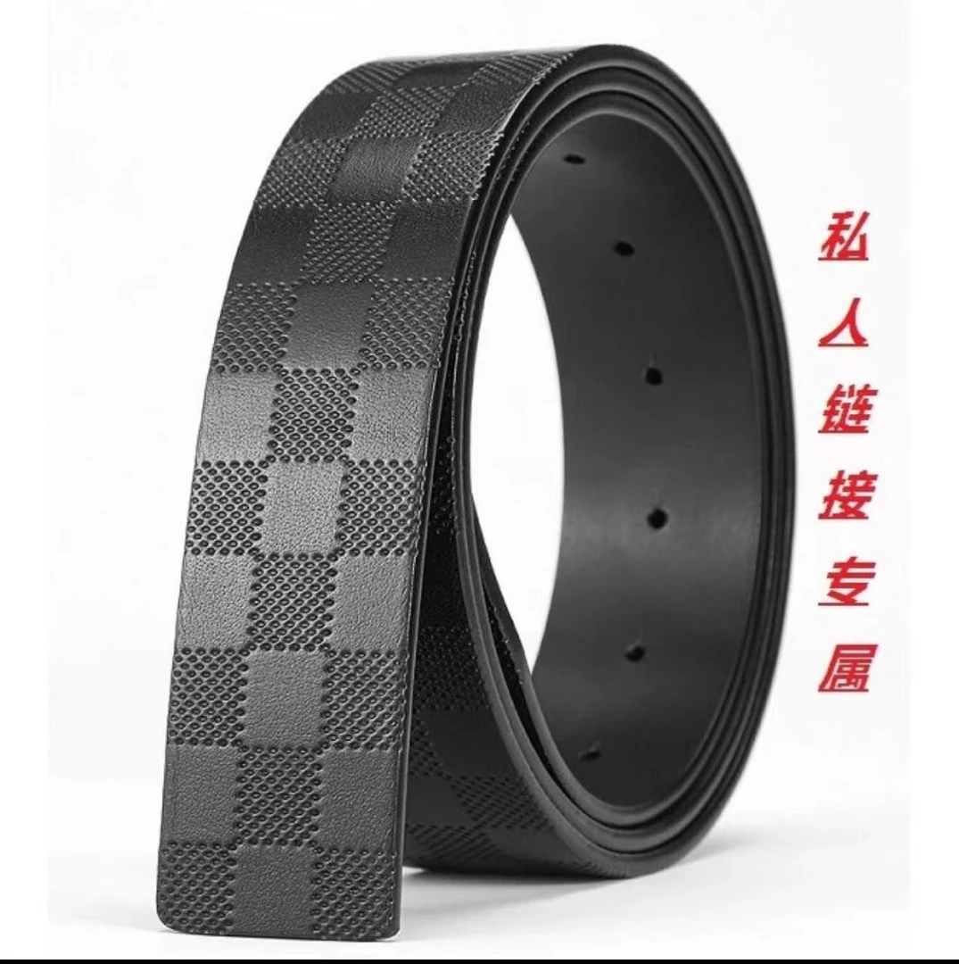 (公拍链接)4.0宽新款男士腰带时尚休闲百搭商务真牛皮(扣头+带