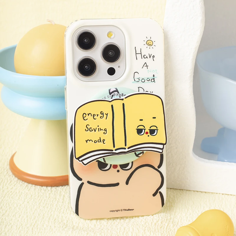 TitaBear困鼠啦磁吸手机壳适用iPhone15Promax女magsafe无线充电