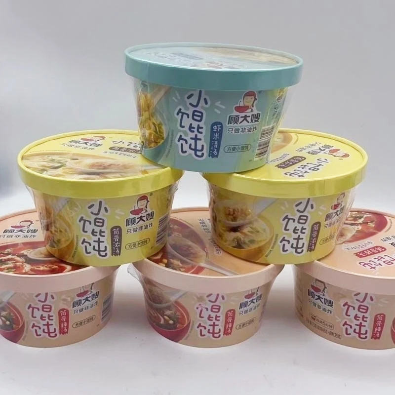 顾大嫂 小馄饨宿舍早餐宵夜方便冲泡免煮速食非油炸馄饨懒人充饥