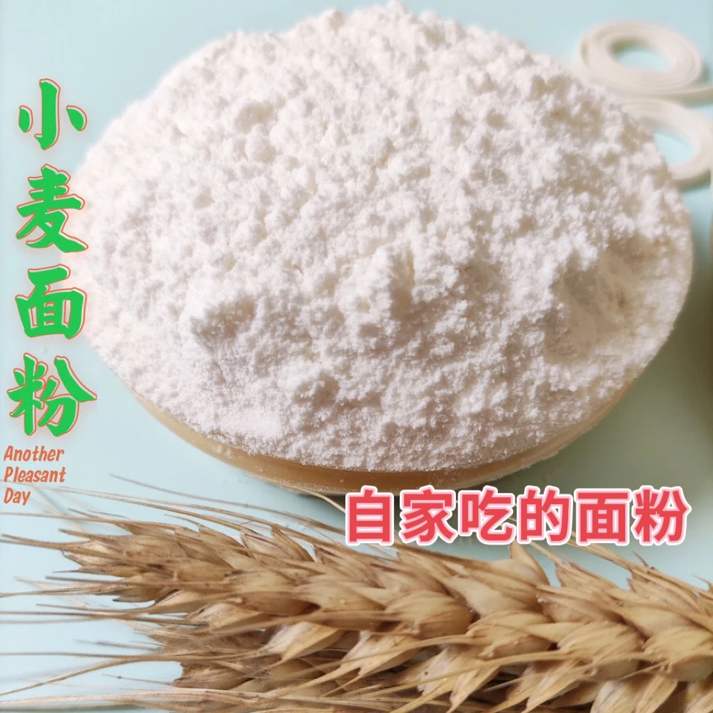 《秋田里》四川通江助农农家自产自磨小麦面粉干净无杂家庭通用面粉
