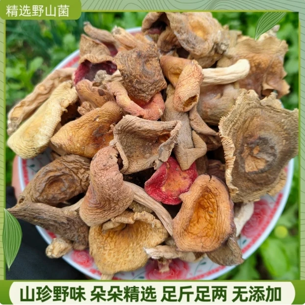 四川当季高山野生干菌250g包邮