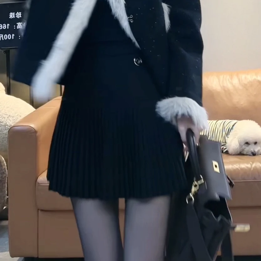 【珍珠定制】K23 灵动摇摆~百褶半身裙 高级美感舒适洋气 K23003