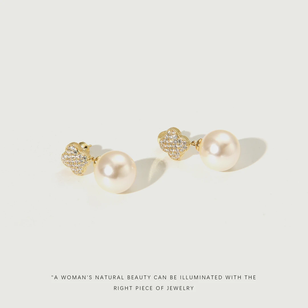 【干枯玫瑰】法式经典西班牙贵族简约耳饰A028