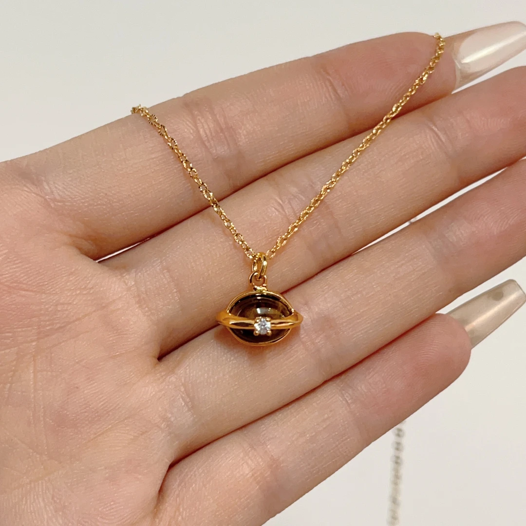 铜合金项链 时尚轻奢气质百搭女项链F2577