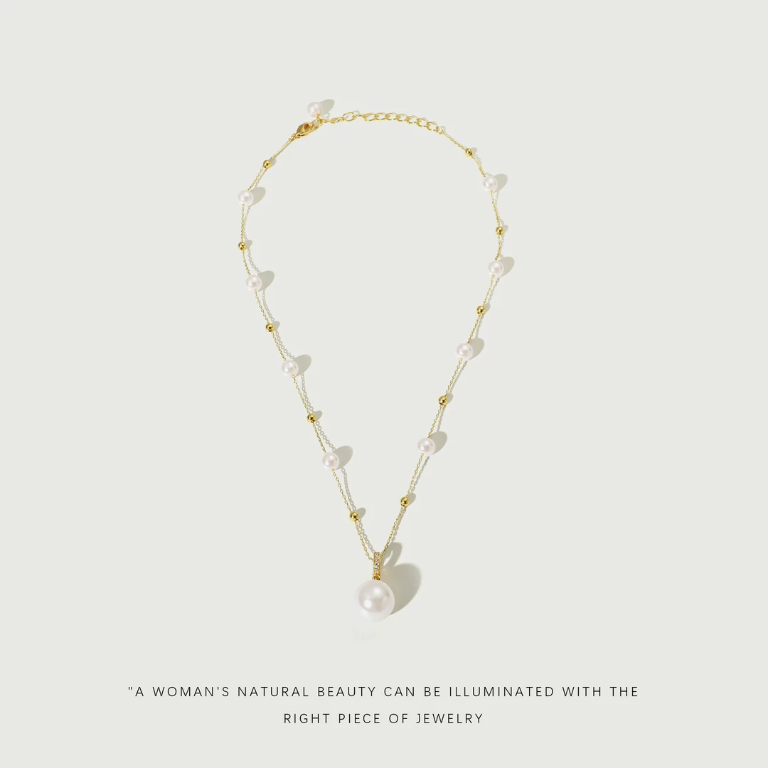 【满天星】法式经典百搭高级感通勤项链A035